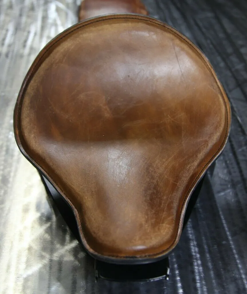07-09 Sportster Harley Nightster Seat, Seat Conversion Kit, 12x13" Brown Dis Pad