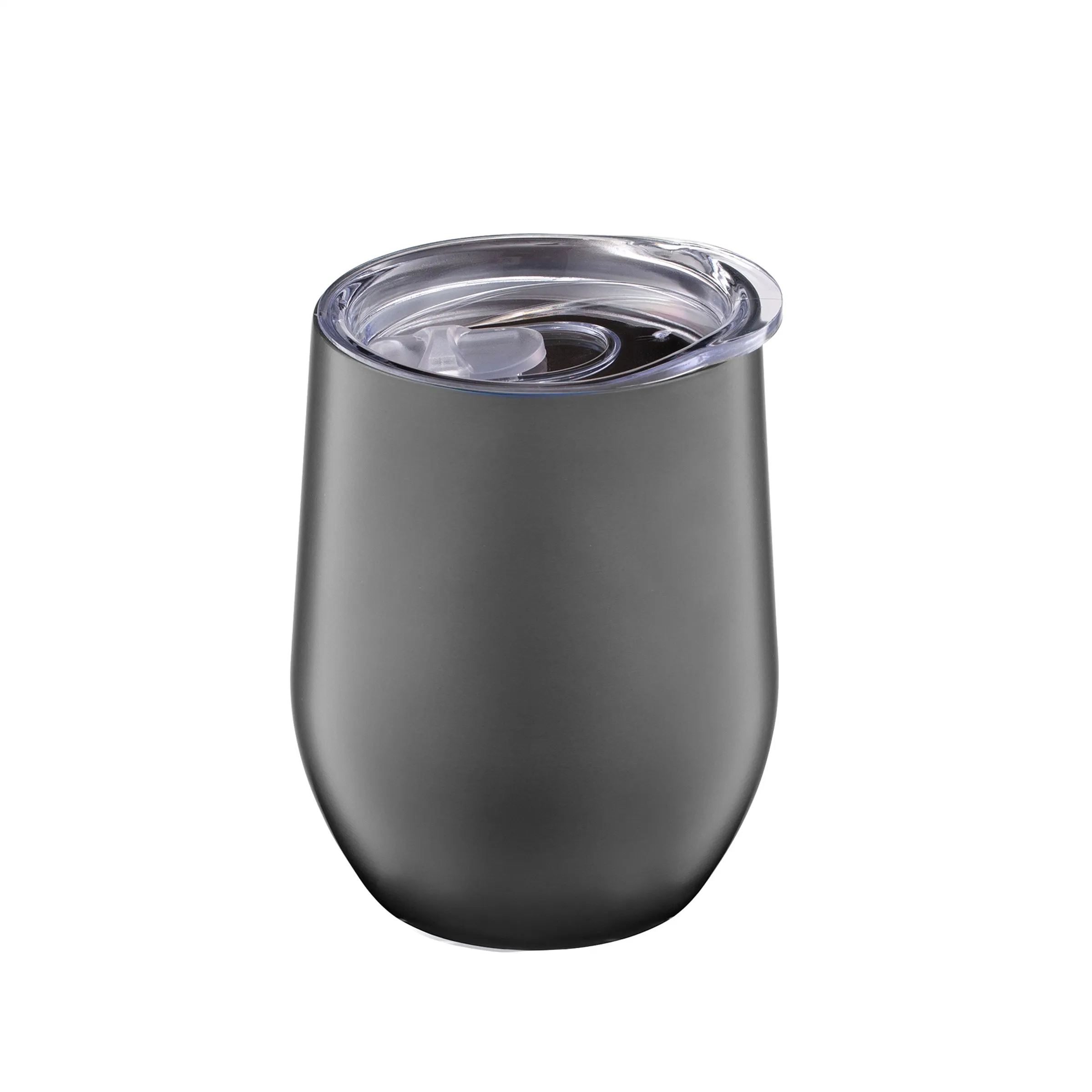 12 Oz Black Wine Tumbler