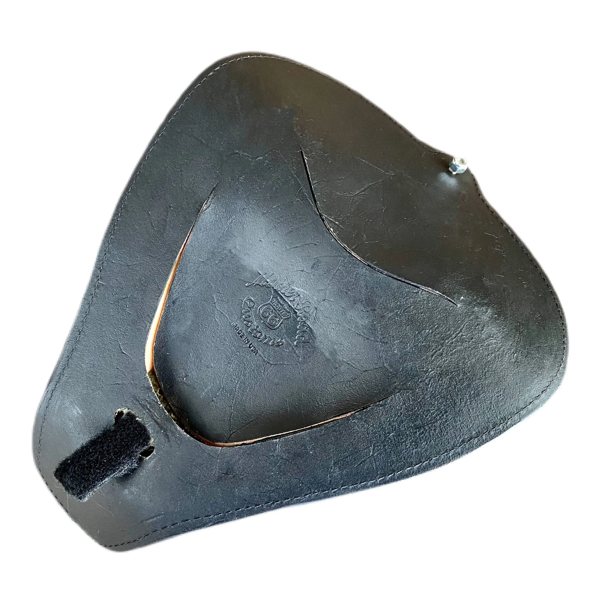 2004-2006 Harley Sportster Seat Dist 201 Brown Leather On The Frame All Models