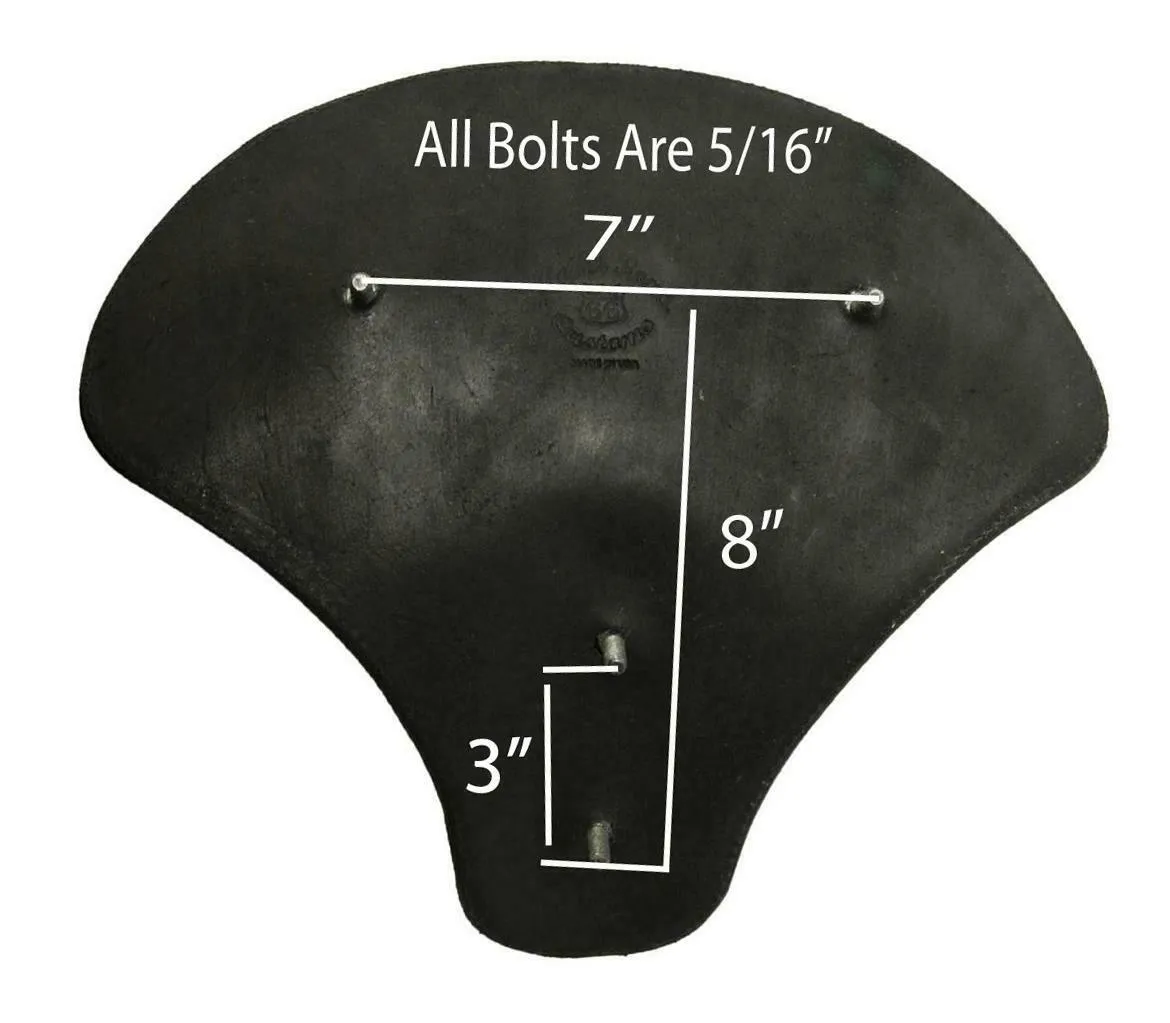 2010-2022 Harley Sportster Spring Seat Tractor P-Pad Mounting Kit 15x14 Black Leather