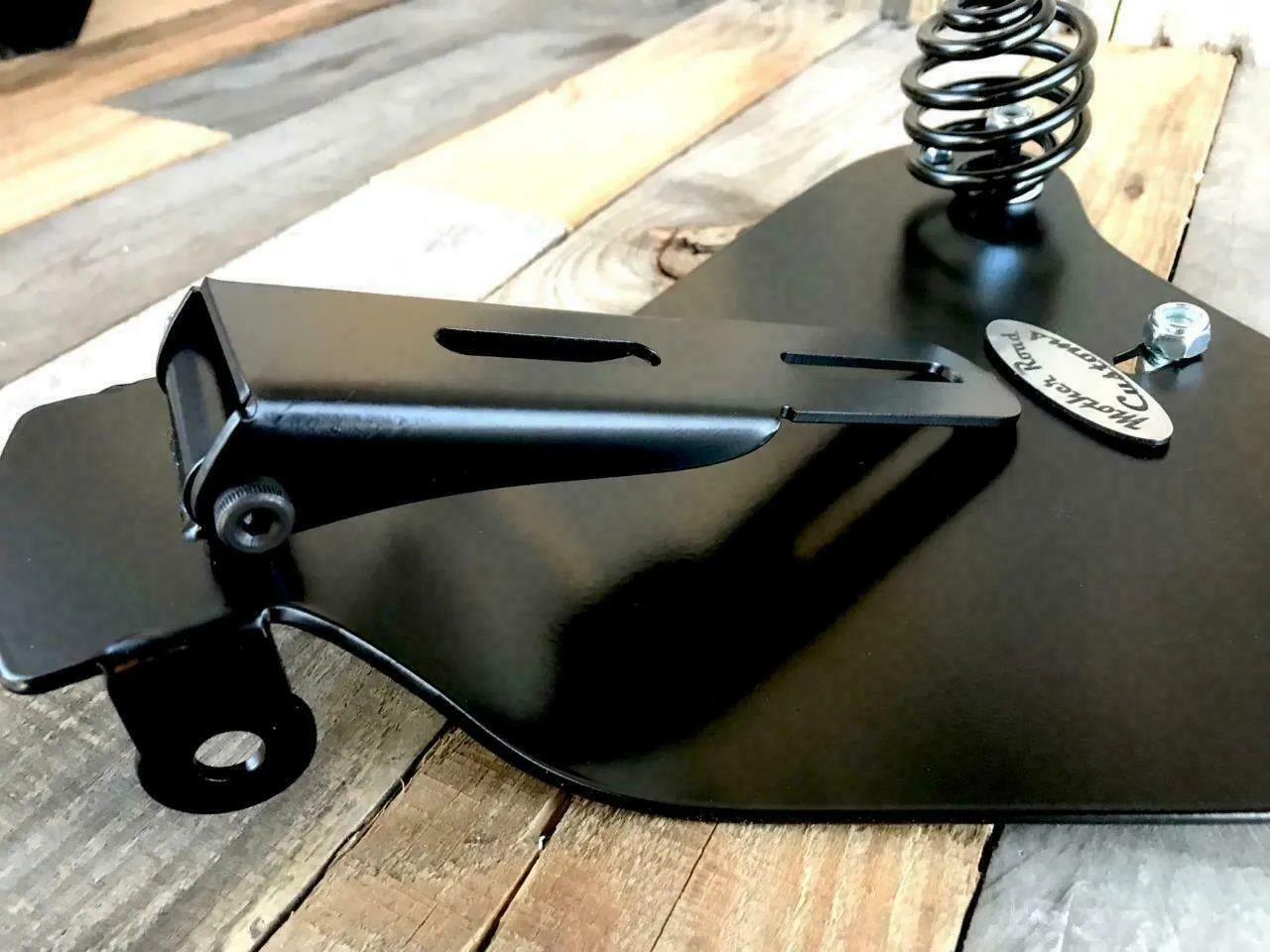 2010-2022 Harley Sportster Spring Seat Tractor P-Pad Mounting Kit 15x14 Black Leather