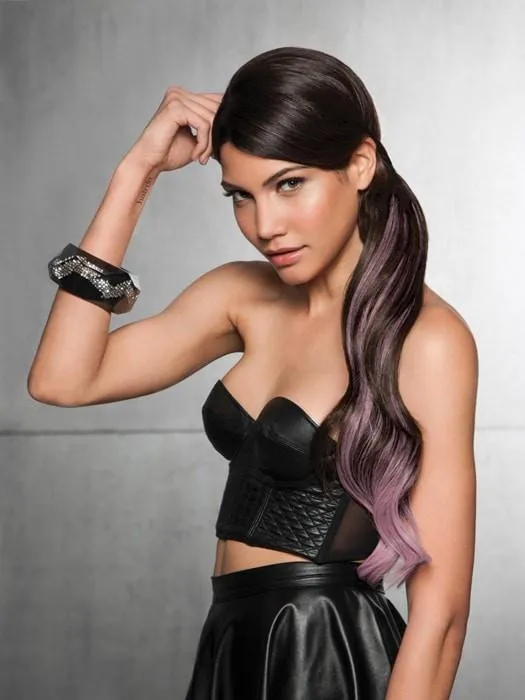 23" Color Splash Pony | HF Synthetic Ponytail (Wrap-Around) | CLOSEOUT