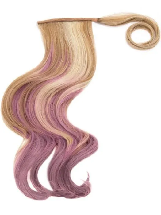 23" Color Splash Pony | HF Synthetic Ponytail (Wrap-Around) | CLOSEOUT