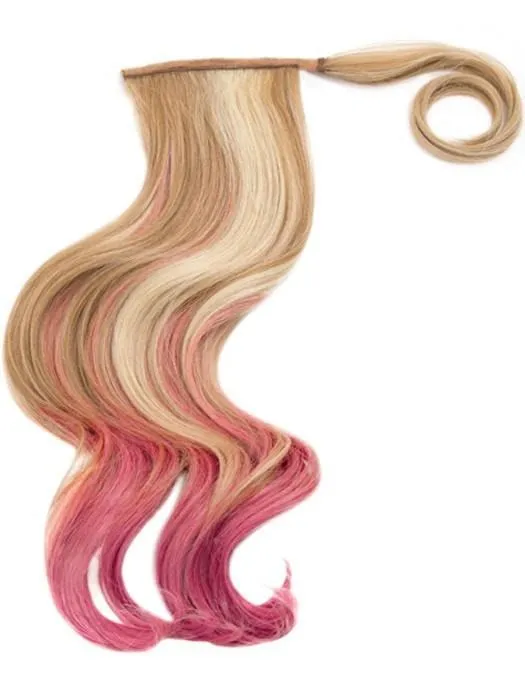 23" Color Splash Pony | HF Synthetic Ponytail (Wrap-Around) | CLOSEOUT