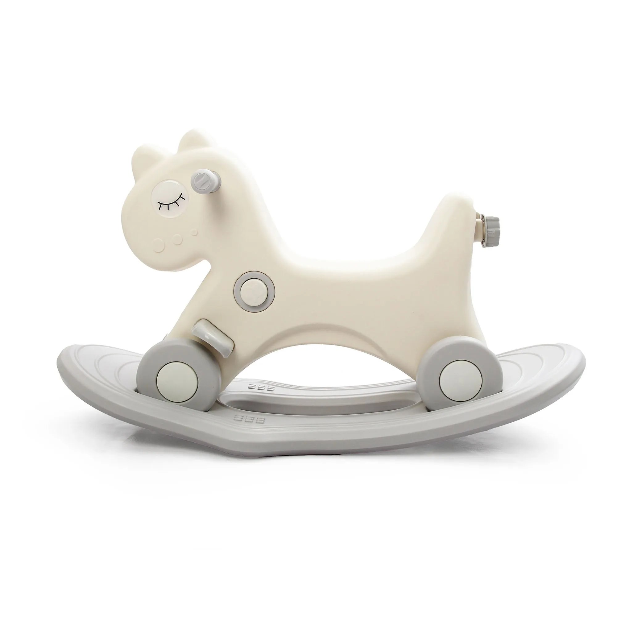 3-in-1 Kids Rocking Horse & Ride On Push Car with Balance Board