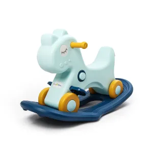 3-in-1 Kids Rocking Horse & Ride On Push Car with Balance Board