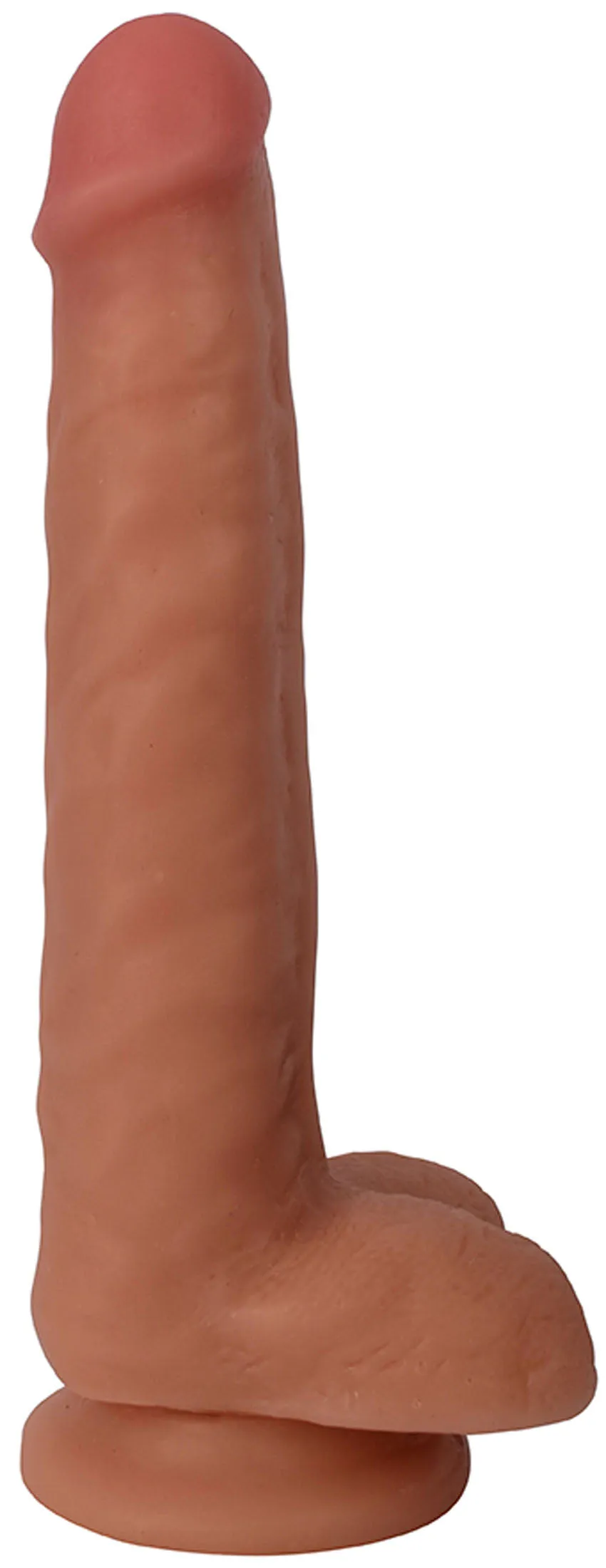 8&quot; Slim Dong With Balls - Vanilla