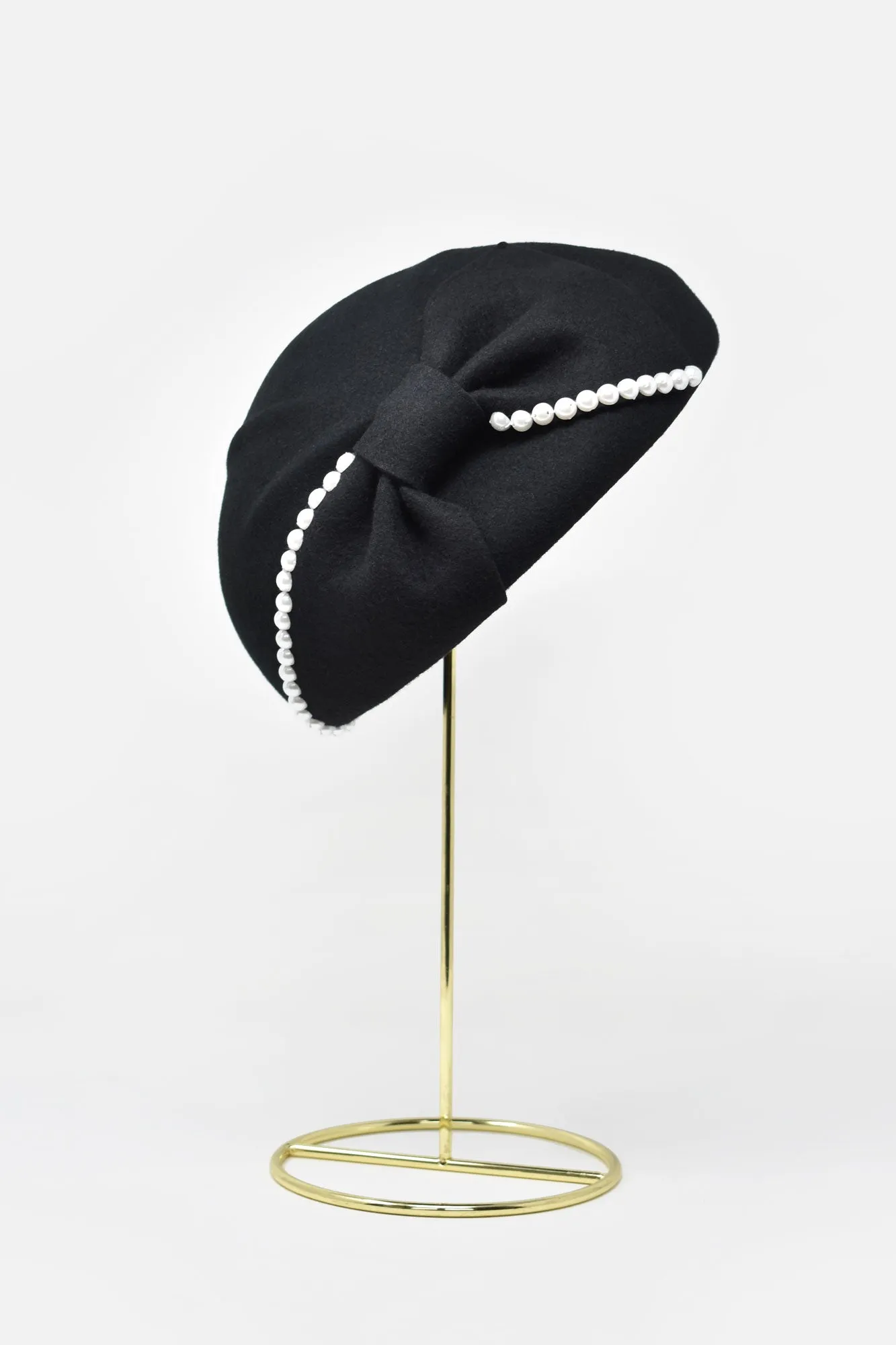 Adalicia Blocked Felt Beret