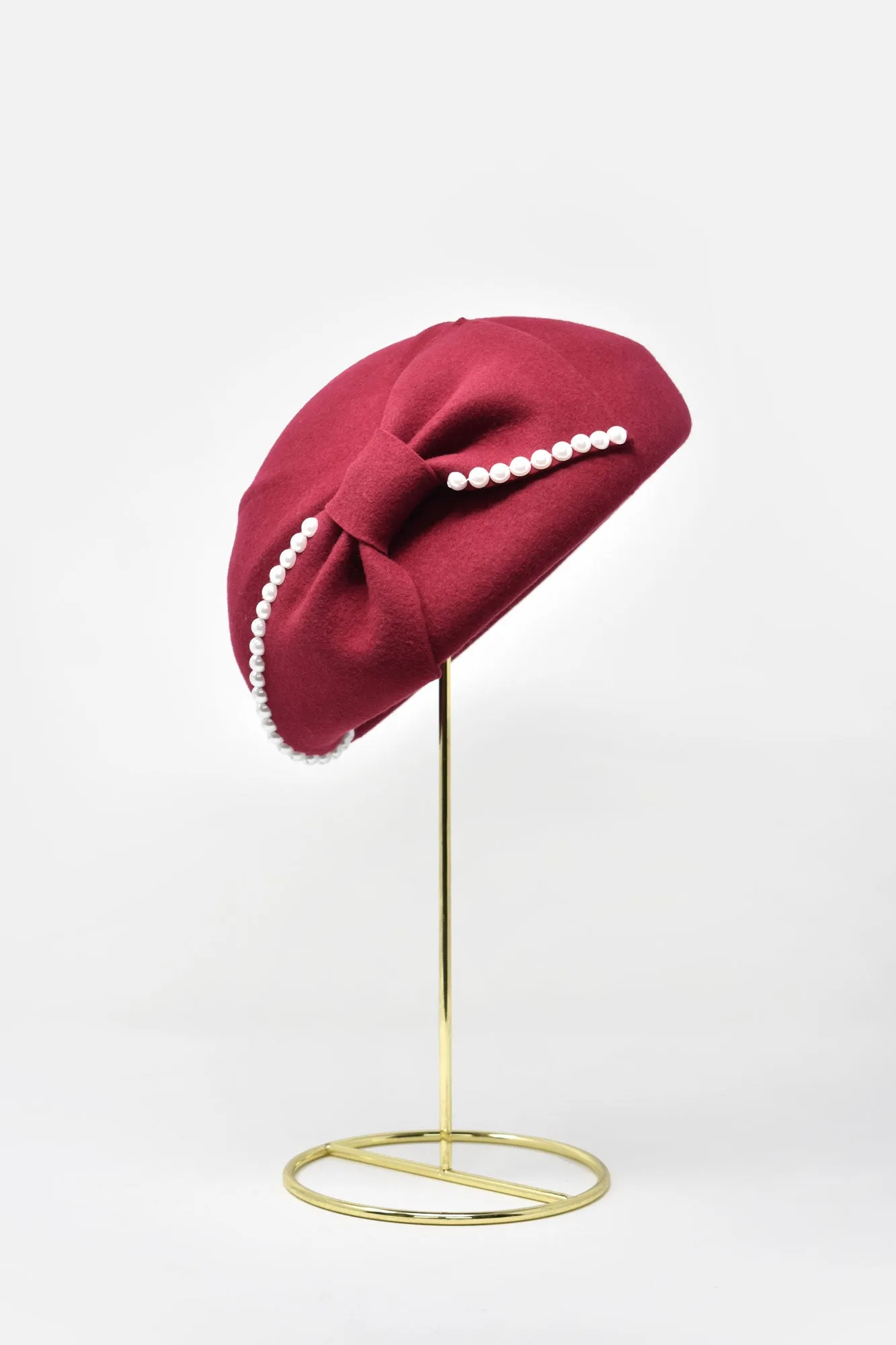 Adalicia Blocked Felt Beret