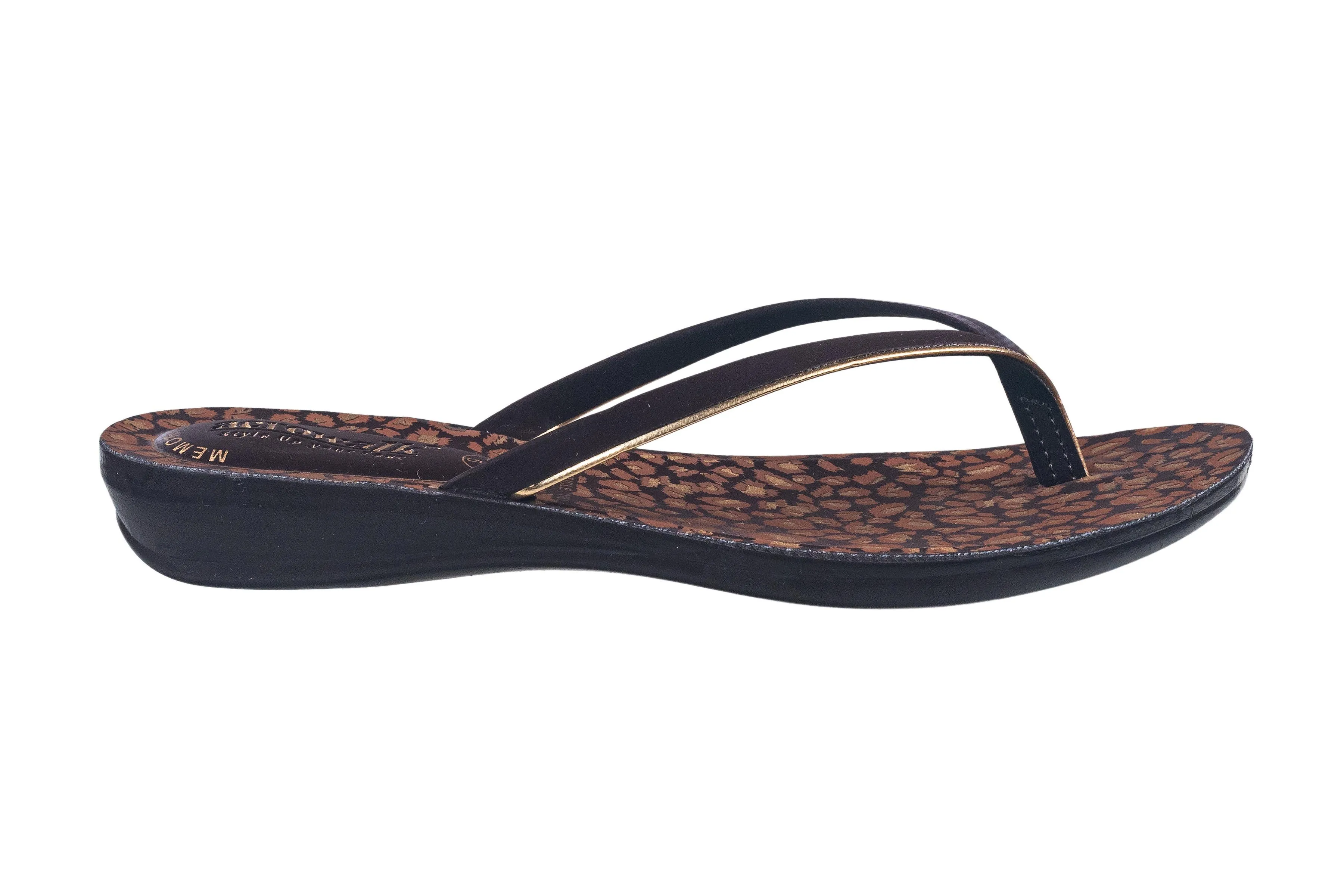 Aerowalk Ladies Brown Chappal PU