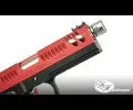 Airsoft Masterpiece 4.3″ Aluminum Advance Frame with Tactical Rail for Hi-CAPA 4.3 (Pink)