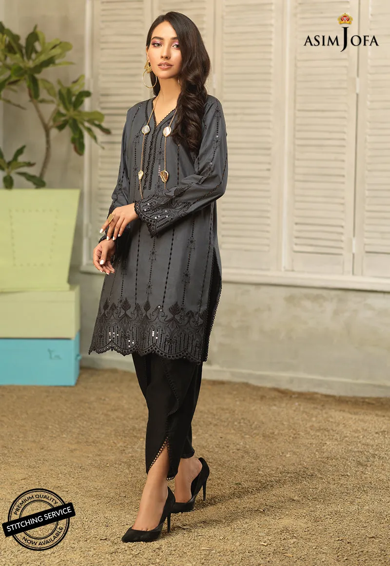AJES-12 | Asim Jofa AJ Essentials Summer Collection 2022 | Embroidered Cotton Suits Unstitched 2 Piece
