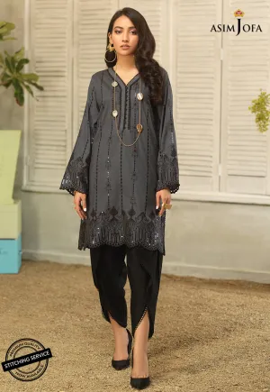 AJES-12 | Asim Jofa AJ Essentials Summer Collection 2022 | Embroidered Cotton Suits Unstitched 2 Piece