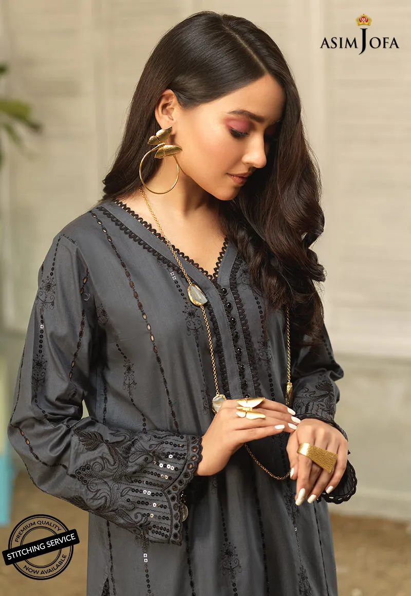 AJES-12 | Asim Jofa AJ Essentials Summer Collection 2022 | Embroidered Cotton Suits Unstitched 2 Piece
