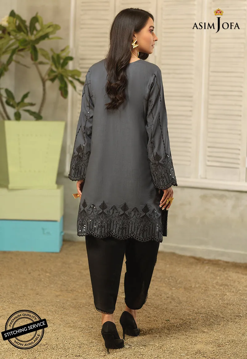 AJES-12 | Asim Jofa AJ Essentials Summer Collection 2022 | Embroidered Cotton Suits Unstitched 2 Piece
