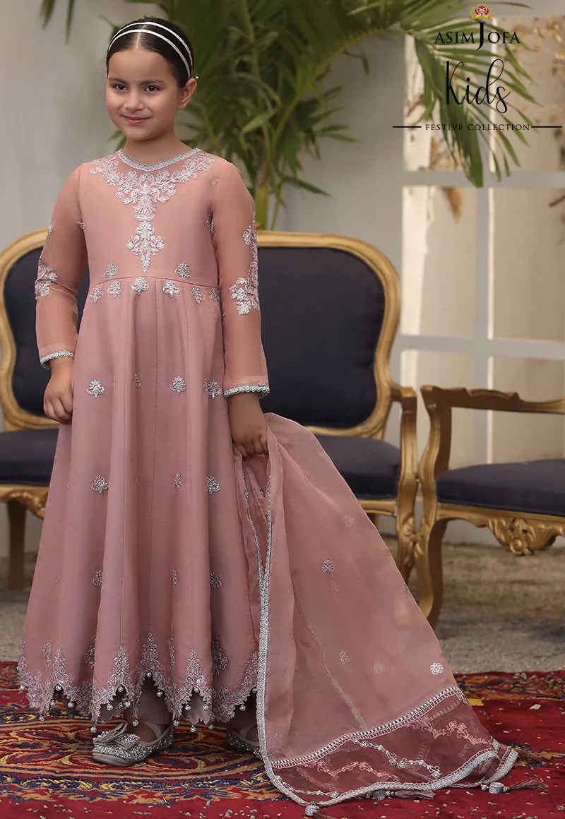 AJKF-03  | Asim Jofa Kids Festive Collection 2022 | Stitched RTW Organza Suit