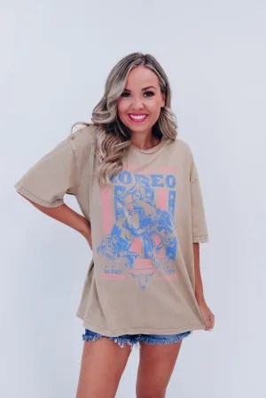 American Rodeo Graphic Tee - Taupe