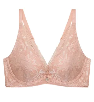 AQUA BLOOM WIRED PUSH UP DEEP V BRA