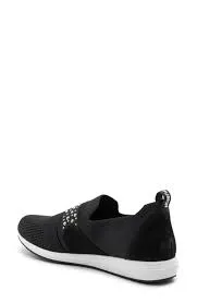 ARA LYNN BLACK SLIP ON SNEAKER