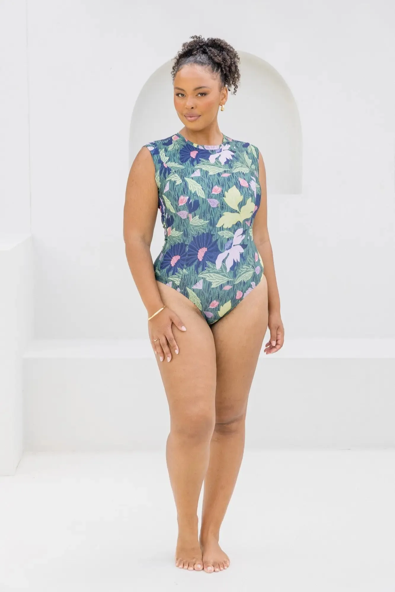 Artisan Rainforest Cap Sleeve One Piece