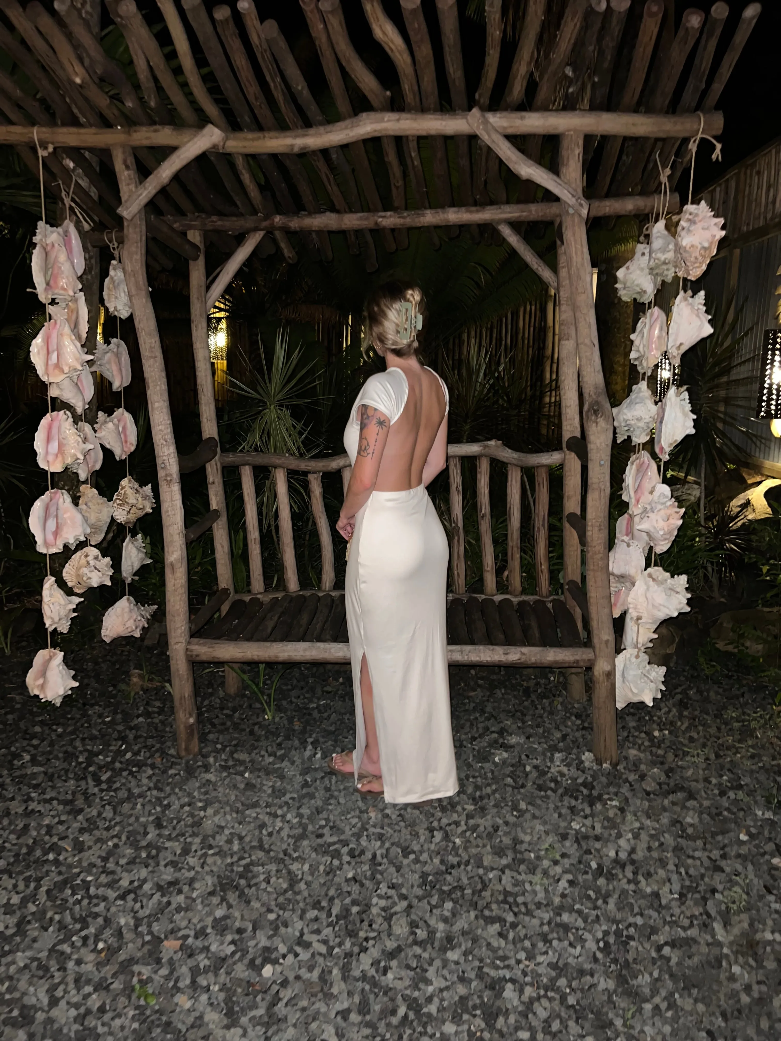 Back Talk Maxi Dress