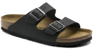 Birkenstock Arizona Sandals - Black Oiled Leather | Comfortable Cork Footbed