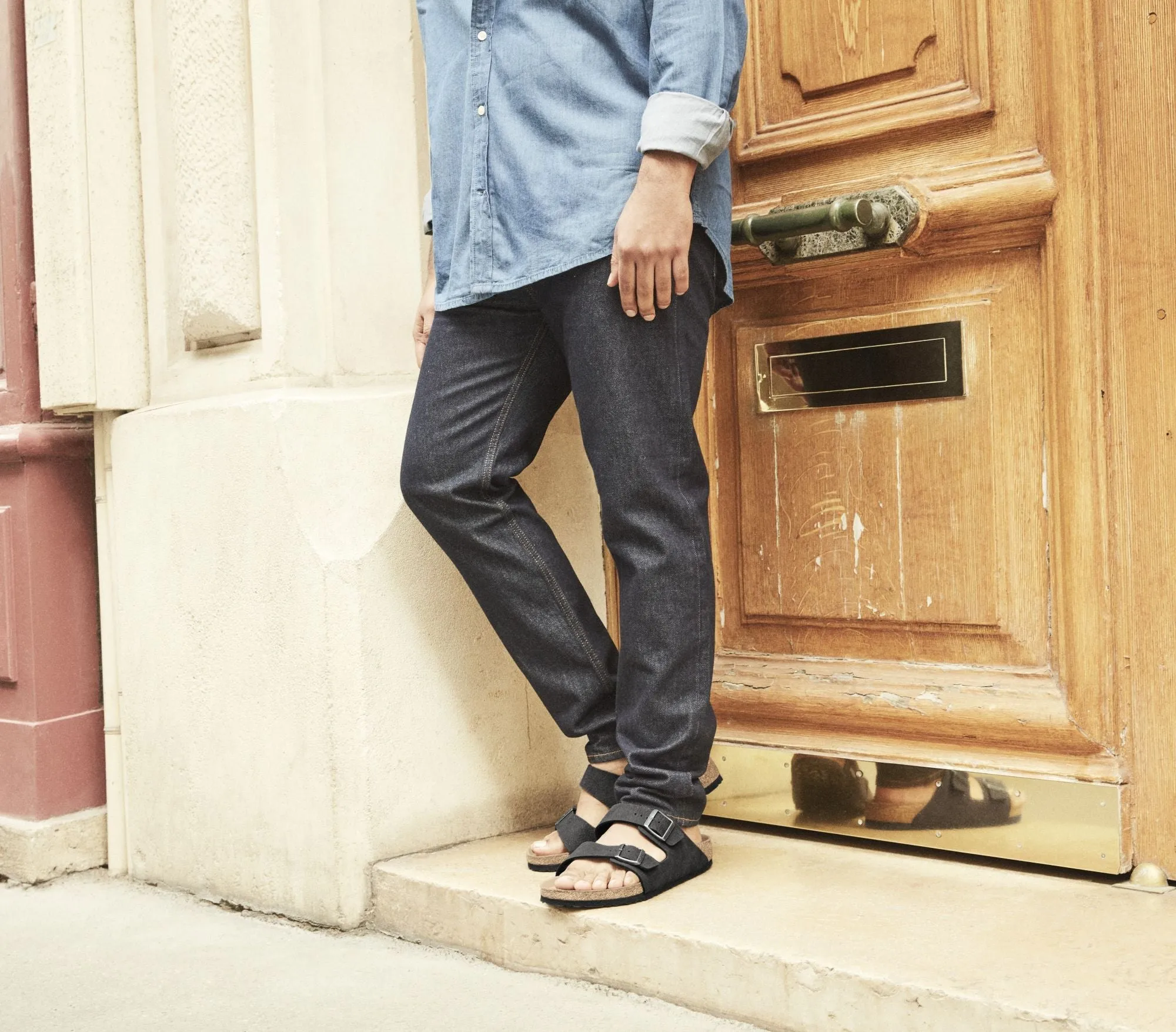 Birkenstock Arizona Sandals - Black Oiled Leather | Comfortable Cork Footbed