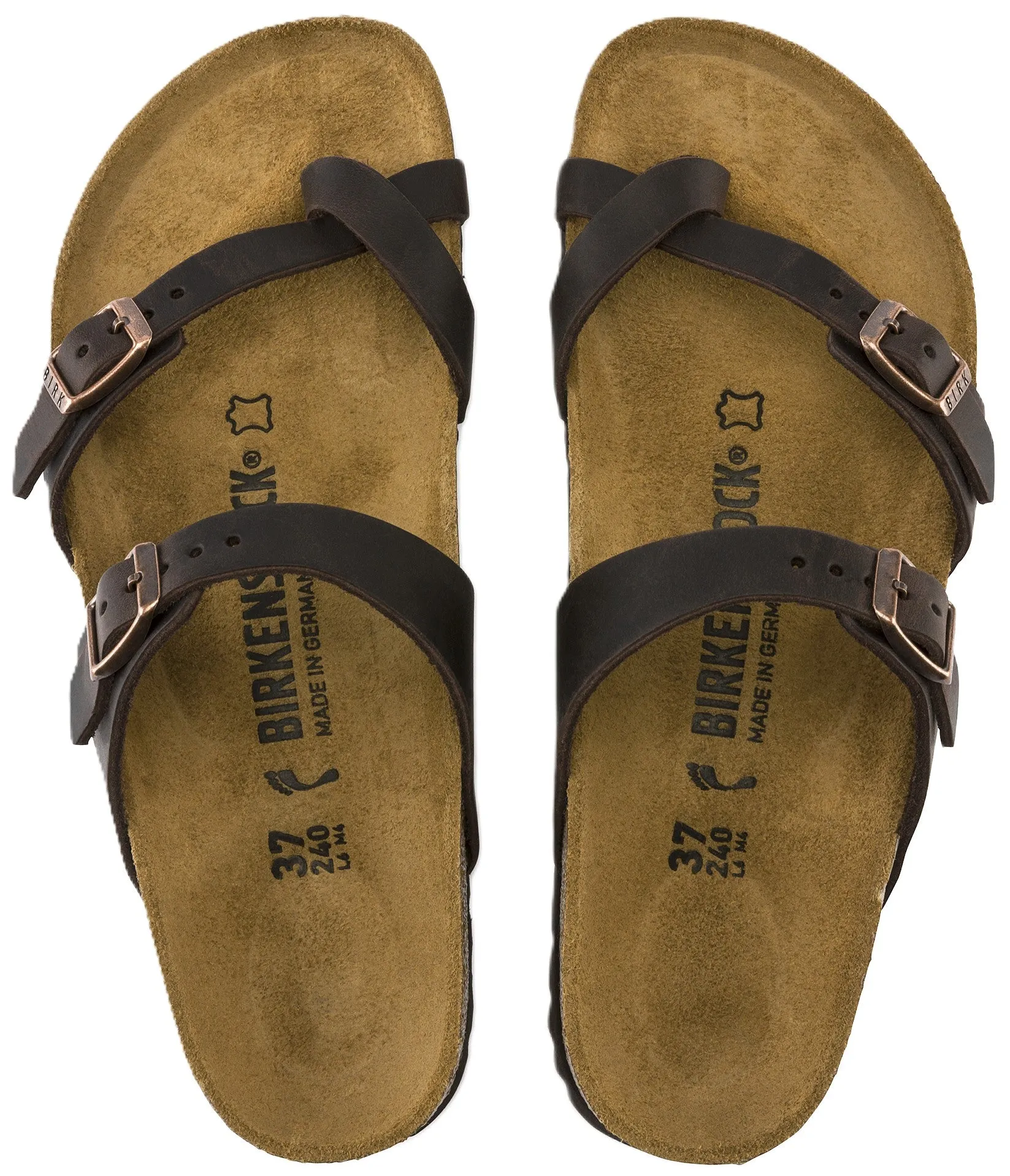 Birkenstock Mayari Sandals - Habana Oiled Leather | Comfortable Cork Footbed