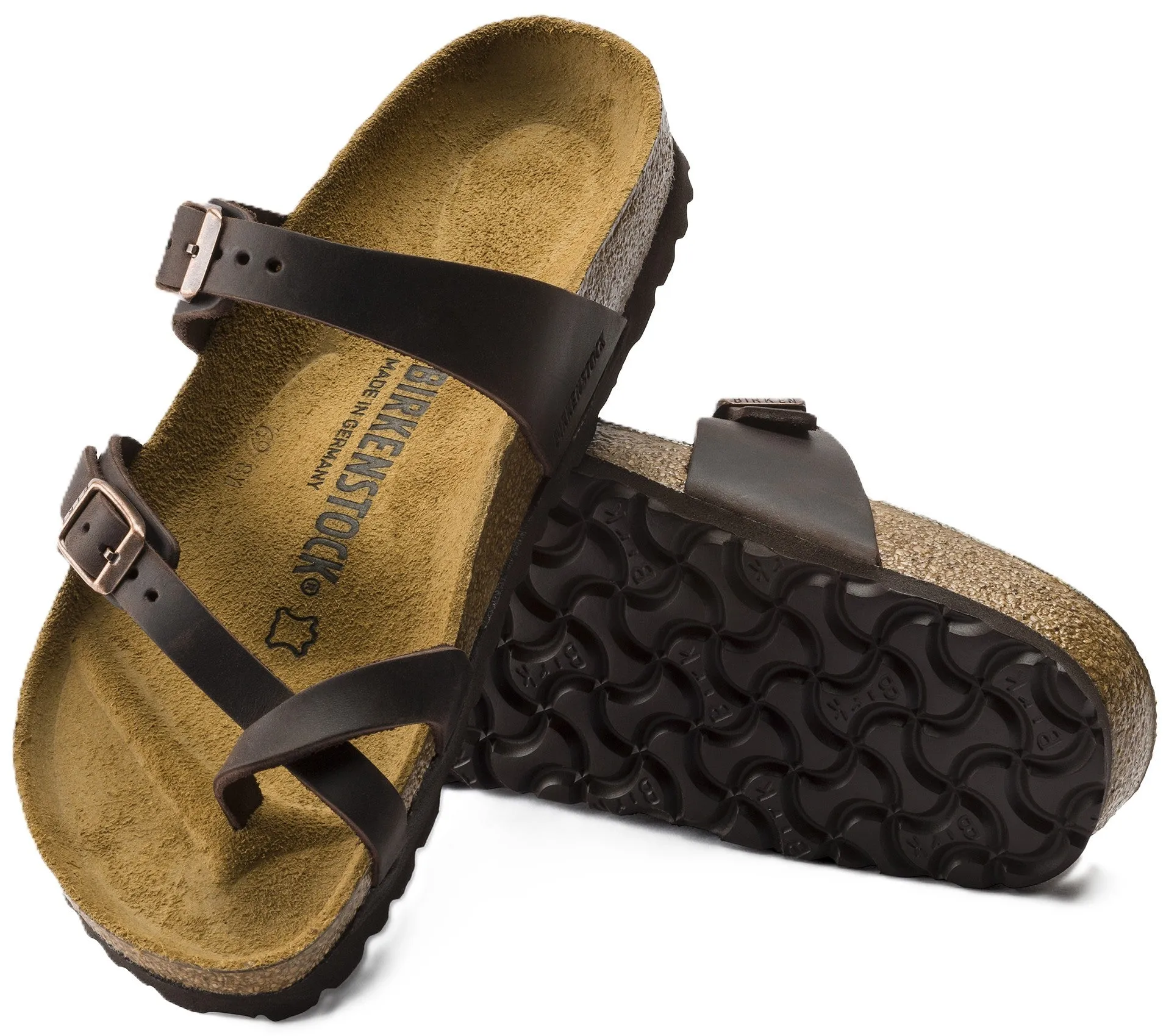 Birkenstock Mayari Sandals - Habana Oiled Leather | Comfortable Cork Footbed