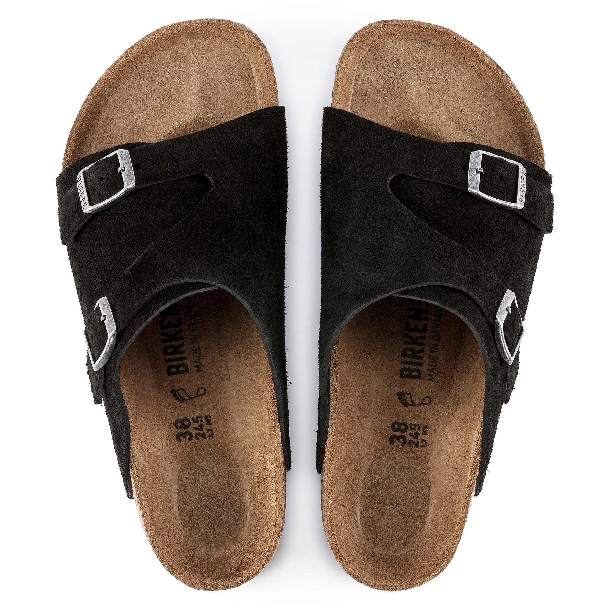 Birkenstock Zürich Black Suede