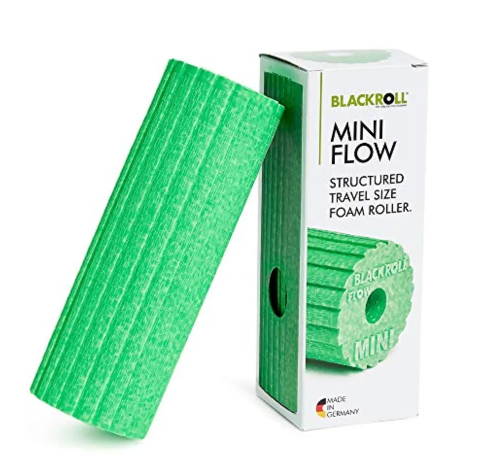 BLACKROLL - Mini Flow Foam Roller, Compact and Massage Tool for Feet, Hands, and Arms, Ideal for Travel and Plantar Fasciitis Relief, Perfect for Exercise, Massage, and Muscle Recovery, 6" x 2"