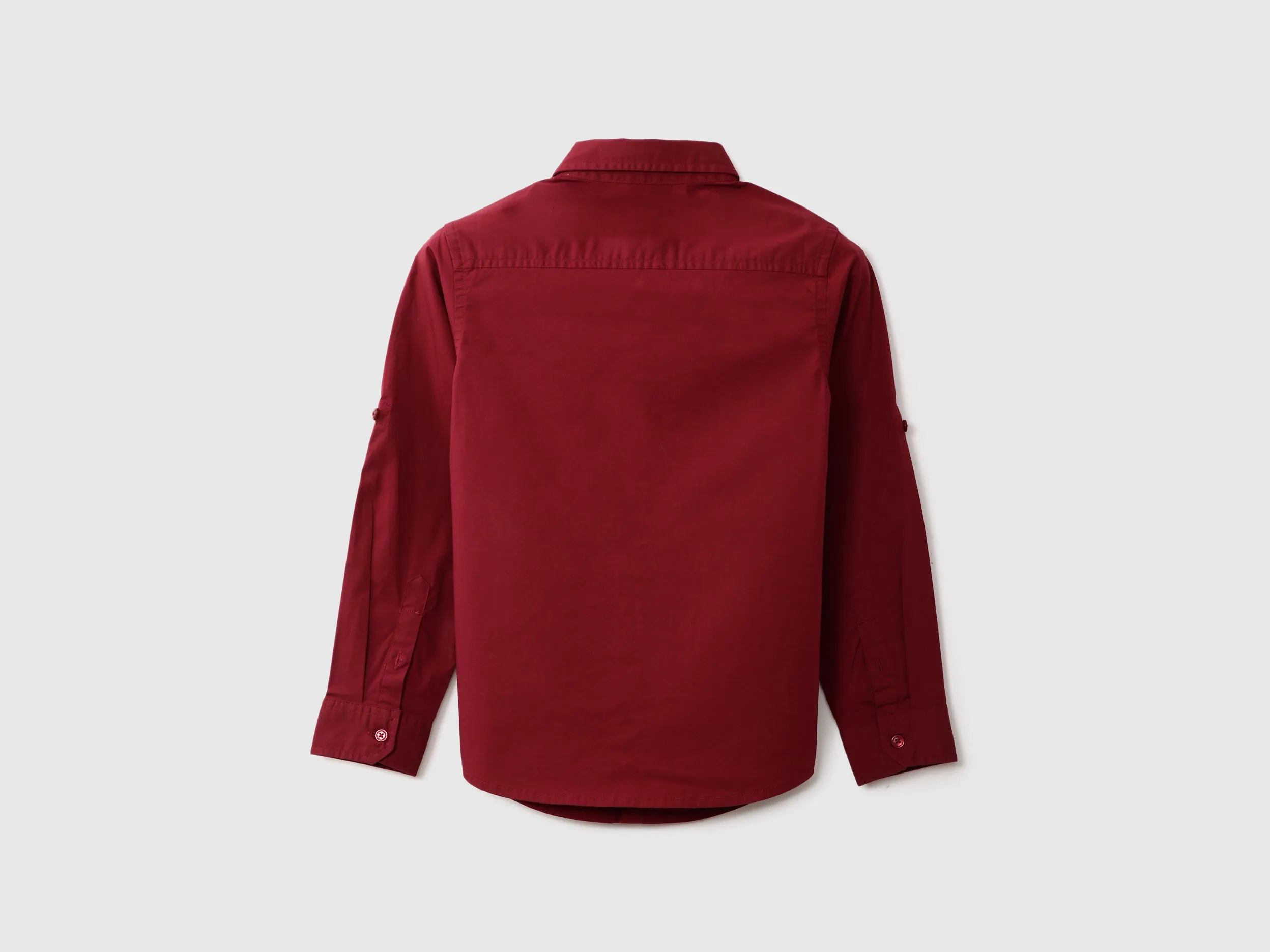 Boys Long Sleeve Solid Shirt