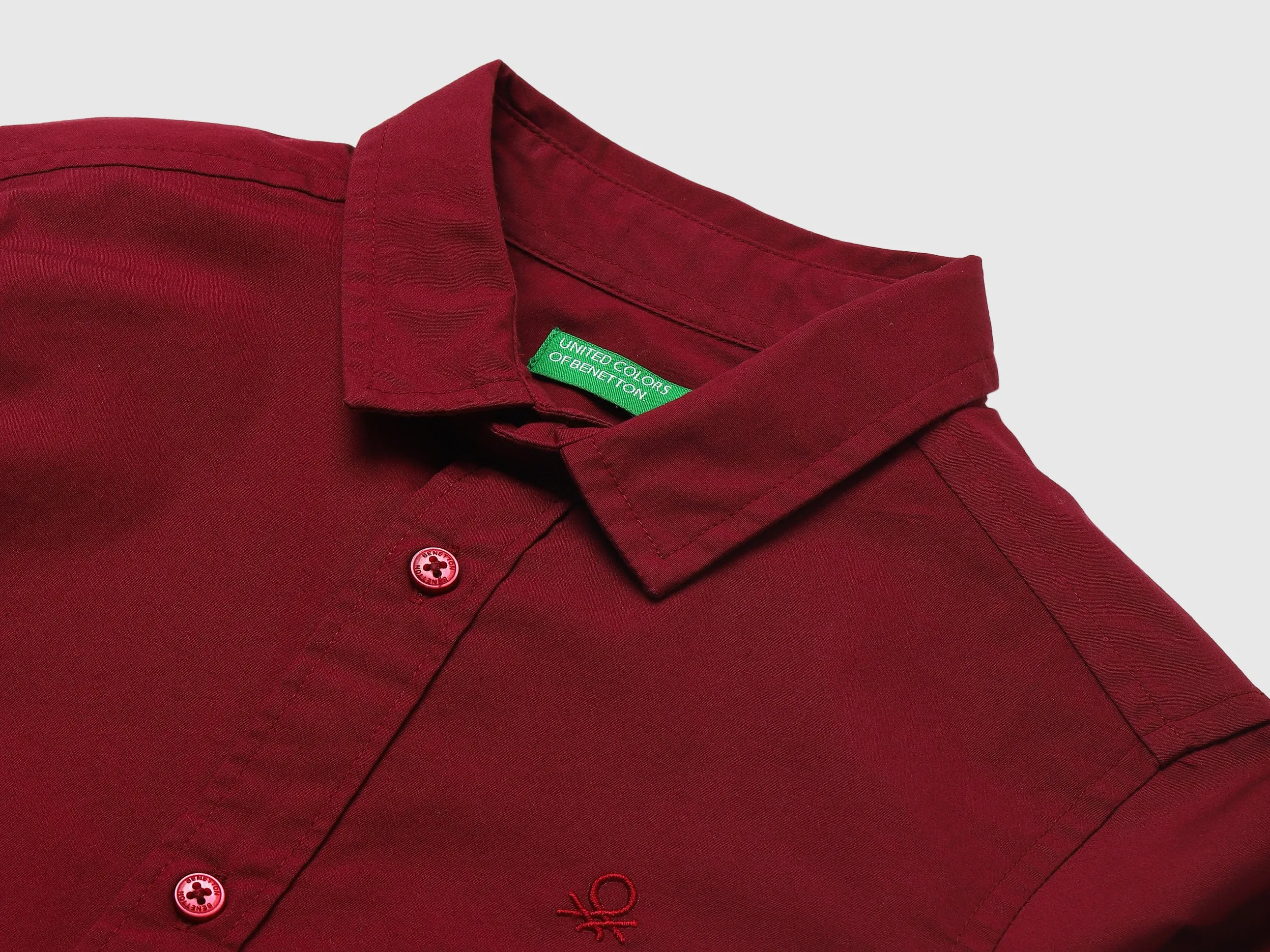 Boys Long Sleeve Solid Shirt
