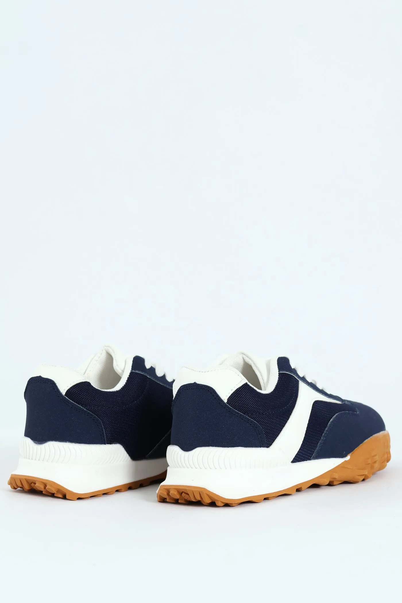 Boys Retro Sneaker - Navy