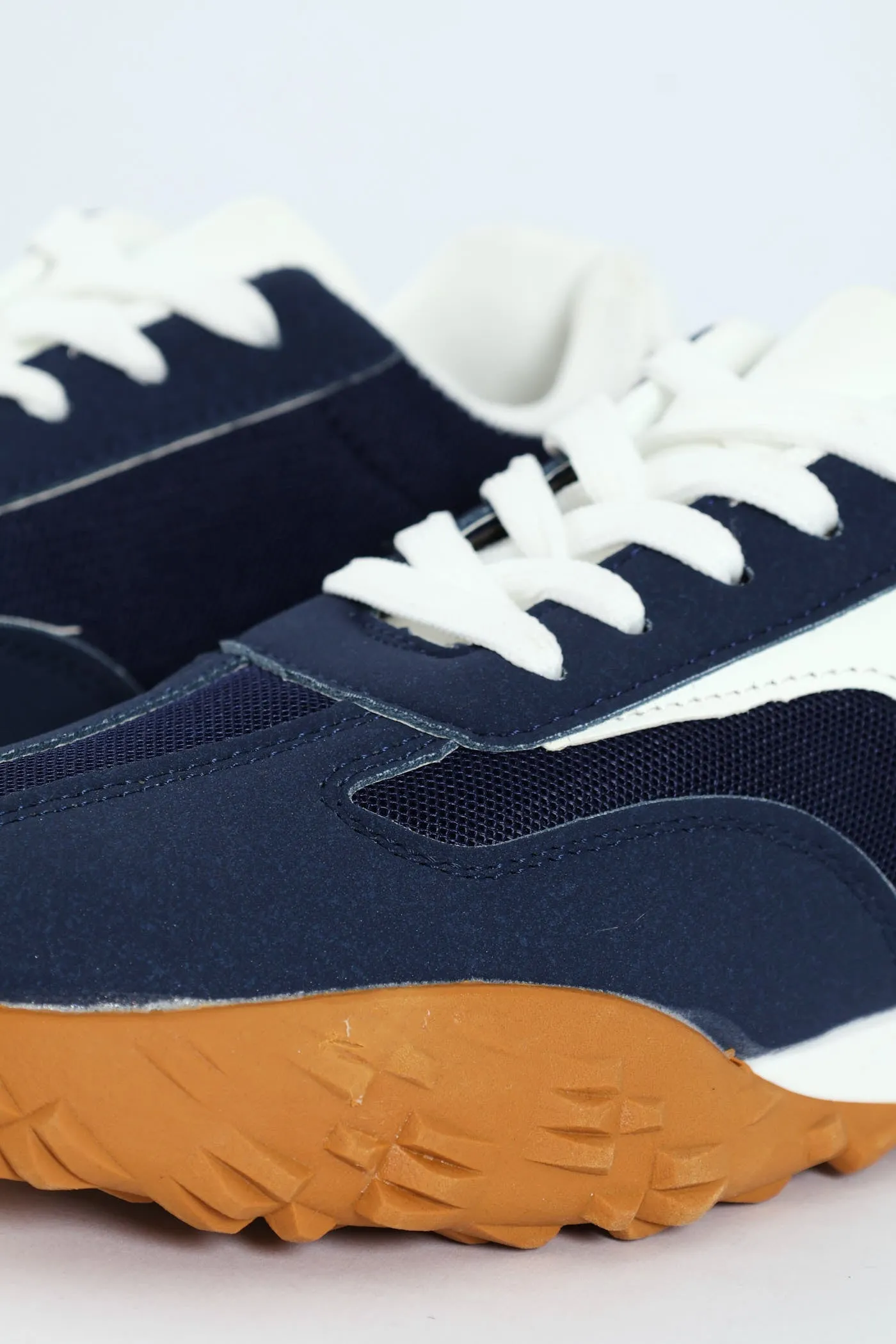 Boys Retro Sneaker - Navy