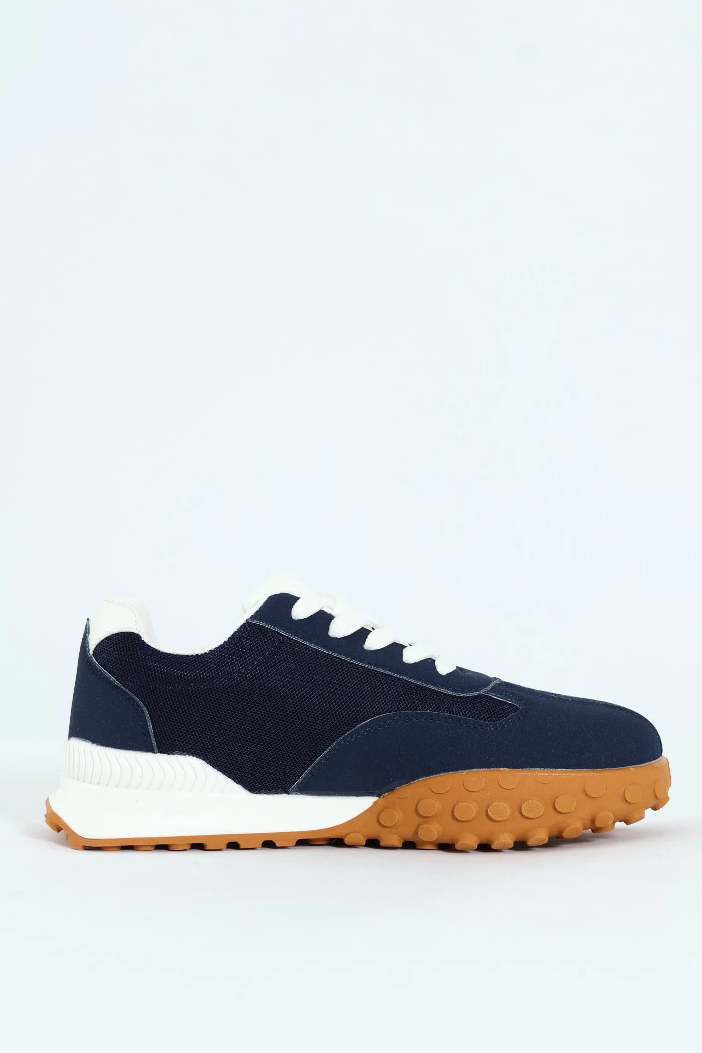 Boys Retro Sneaker - Navy