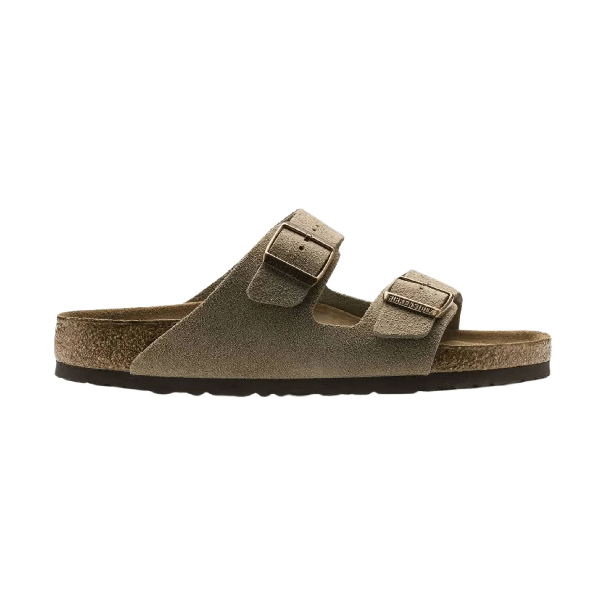 Brikenstock Arizona Soft Footbed Sandal - Suede Taupe