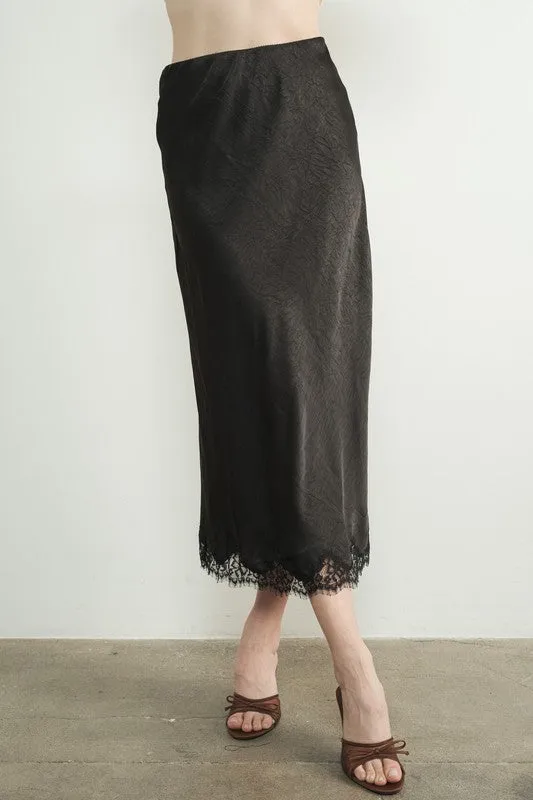 Celine Lace Midi Skirt