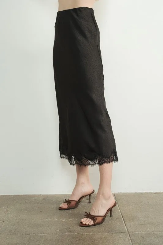 Celine Lace Midi Skirt