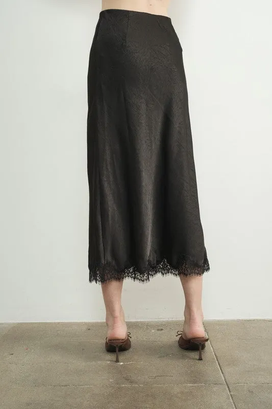 Celine Lace Midi Skirt