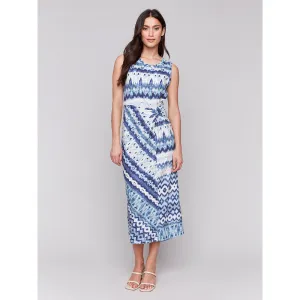 Charlie B Sleeveless Round Neck Dress