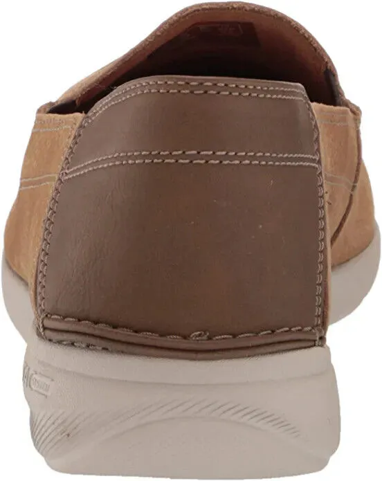 Clarks Men's Gorwin Step Dark Sand Nubuck 26164700