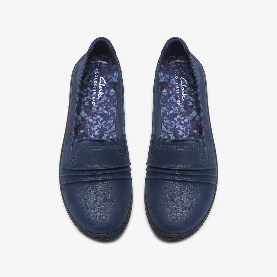 Clarks Women's Breeze Sol Navy 26175263
