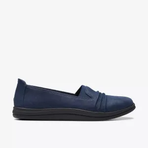 Clarks Women's Breeze Sol Navy 26175263
