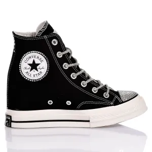 Converse Wedge Swarovski Black
