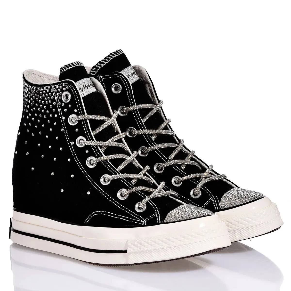 Converse Wedge Swarovski Black