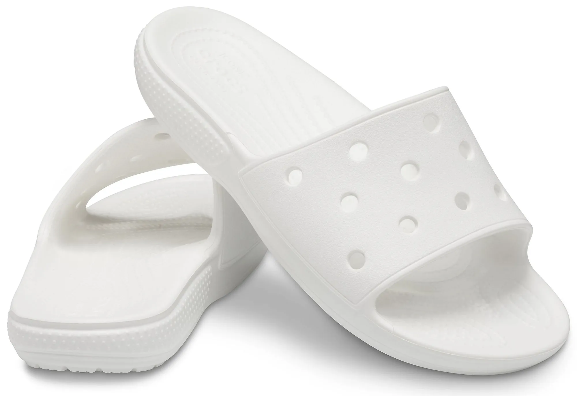 Crocs Adults Unisex Classic Slide In White