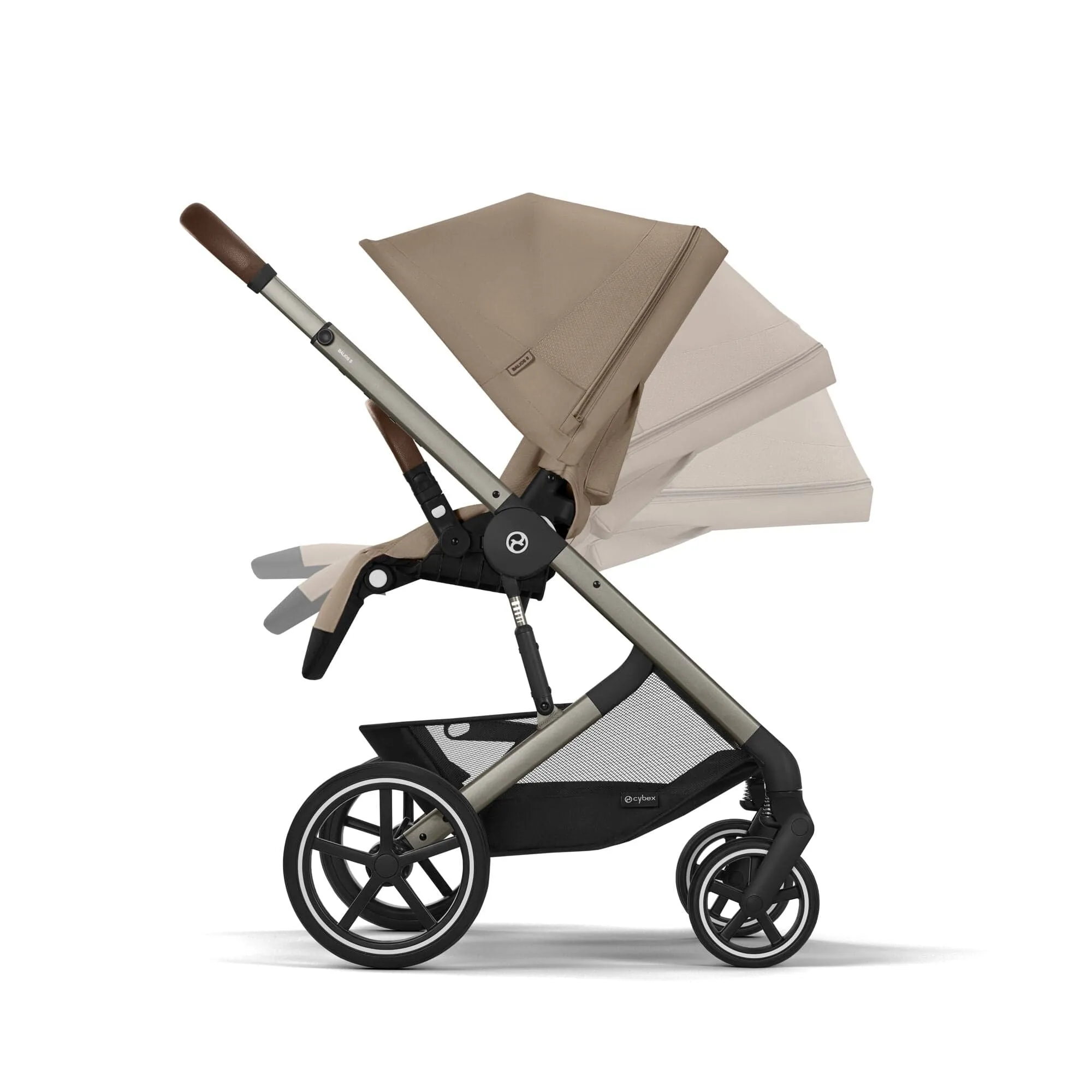 Cybex Balios S Lux Essential Bundle in Taupe/Almond Beige
