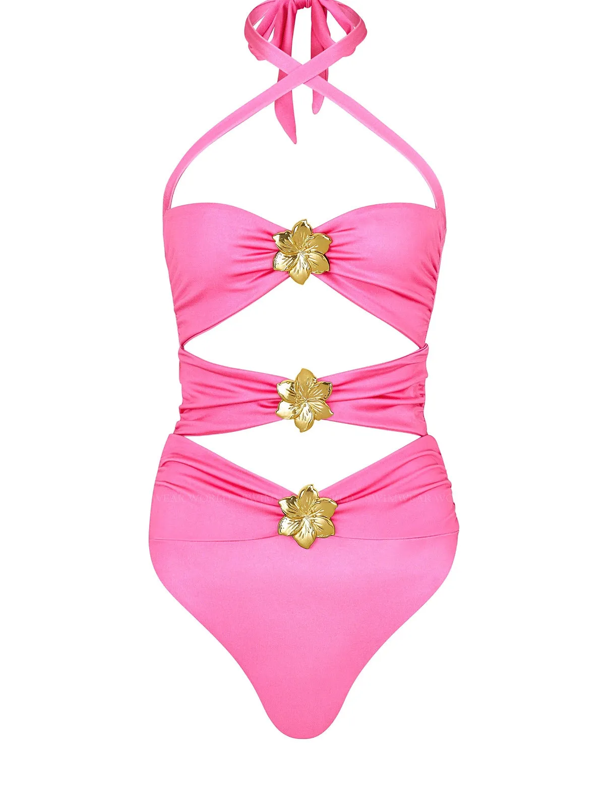 Diamond Cut-Out Swimsuit ::RET