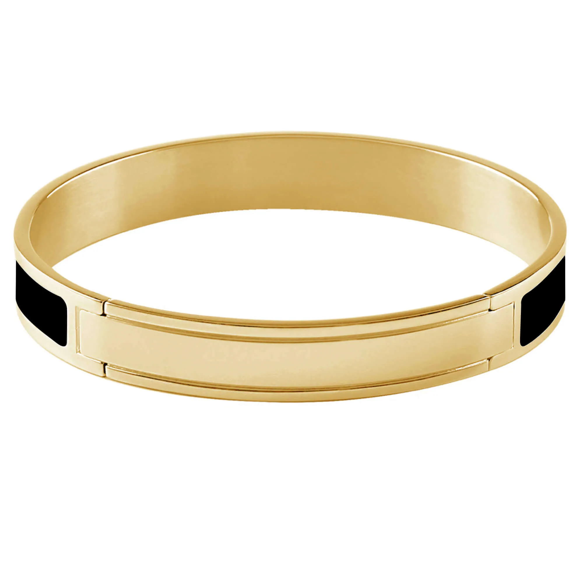 Dyrberg Kern Pennika Gold Bangle - Black